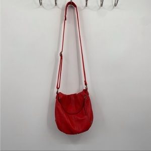 The Sak red fold over purse